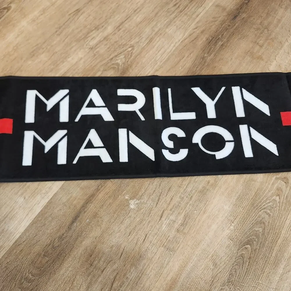 NOS Marilyn Manson Japan 2016 Tour Muffler Towel Rare HTF Authentic Merch